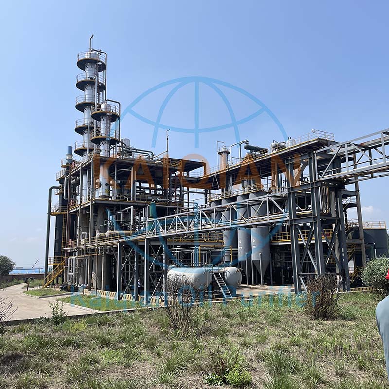 50-100噸廢機油提煉再生基礎油/柴油設備解決方案｜凱潛工業專業定制